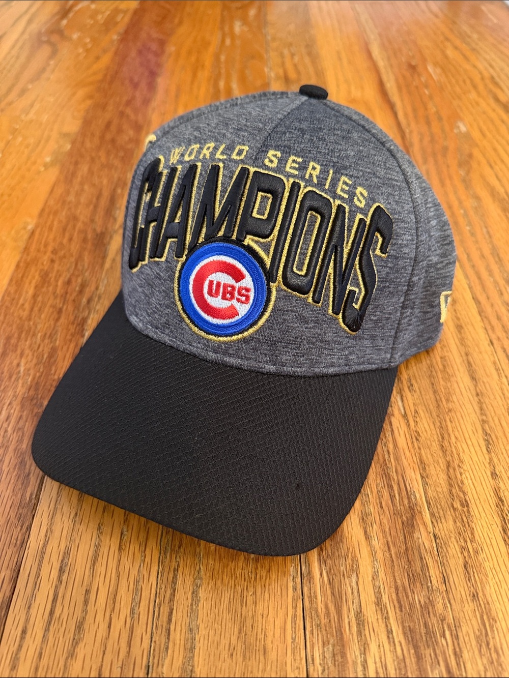New Era Chicago Cubs World Series Champions Official Player Cap